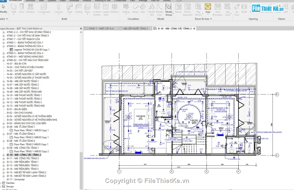 Revit Nhà phố 3 tầng,Nhà phố 3 tầng revit,Bản vẽ revit nhà phố,File Revit Nhà phố 3 tầng,Bản vẽ nhà phố 3 tầng,Revit nhà phố 3 tầng 9.85x18.98m